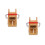 2Ensembles Boîte Coupe Bois Double Slots Pour Atelier DIY 8