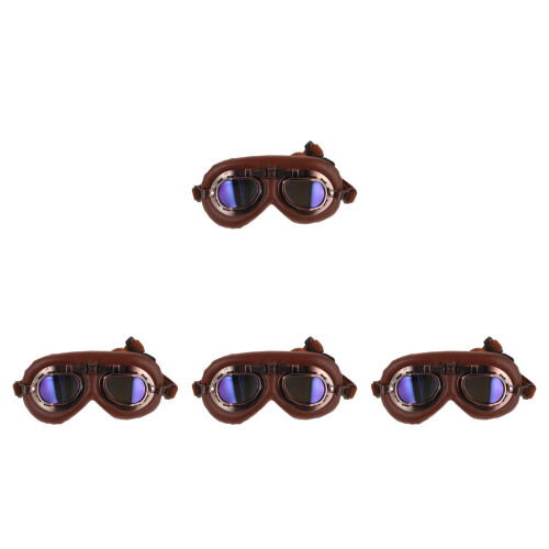 4Pièces Lunettes Pliables Protection Vent Multi Couleurs Pu/pièce 2