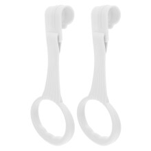 6Pièces Anneaux D'appui Bébé Blancs PP Aide Jeu