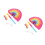 2Ensembles Pinata Boho Colorée Bandeau Bâton Pour Anniversaire 6