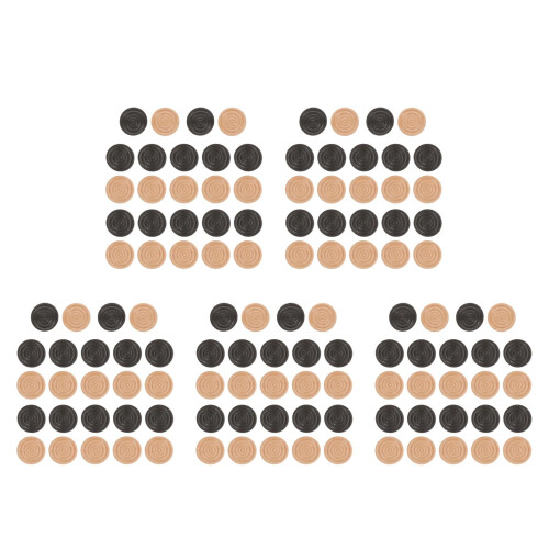 120Pièces Jeu D'échecs, Dames Et Backgammon Bois Multifonction 2