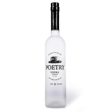 Poetry Spirits Vodka 70cl - 40% ABV - 6 Times Distilled & 6 Times Filtrated - Premium Polish Rye & Wheat Vodka from Local Farms - Ideal for Sipping,