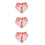 3Pièces Voiles Pailletés Polyester Accessoires Danse Et Fêtes 5