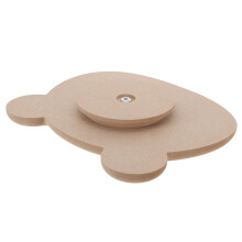Moule En Bois Forme Ours Pour Céramique DIY Plaque Brune