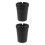 2Pièces Cendrier Auto Portable Noir Plastique Compact Pour 9