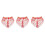 3Pièces Voiles Pailletés Polyester Accessoires Danse Et Fêtes 8