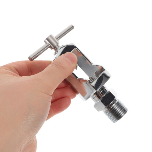Adaptateur Robuste Valve Portable Sécurisé Argent 2