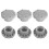 12Pièces Accessoires Plastique Fixation Enfants Durable Gris 1