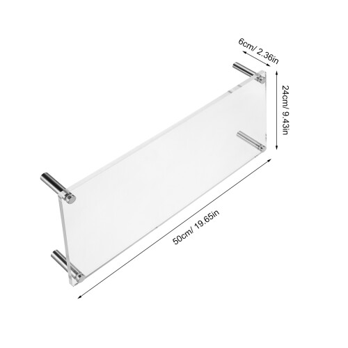 Rehausseur Moniteur Transparent Stable Pour Organisation 2