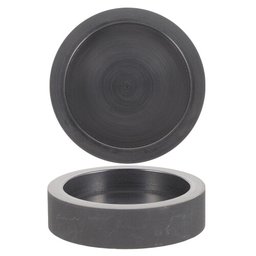 6Pièces Creuset Graphite Durable Pour Métal Or Noir 2