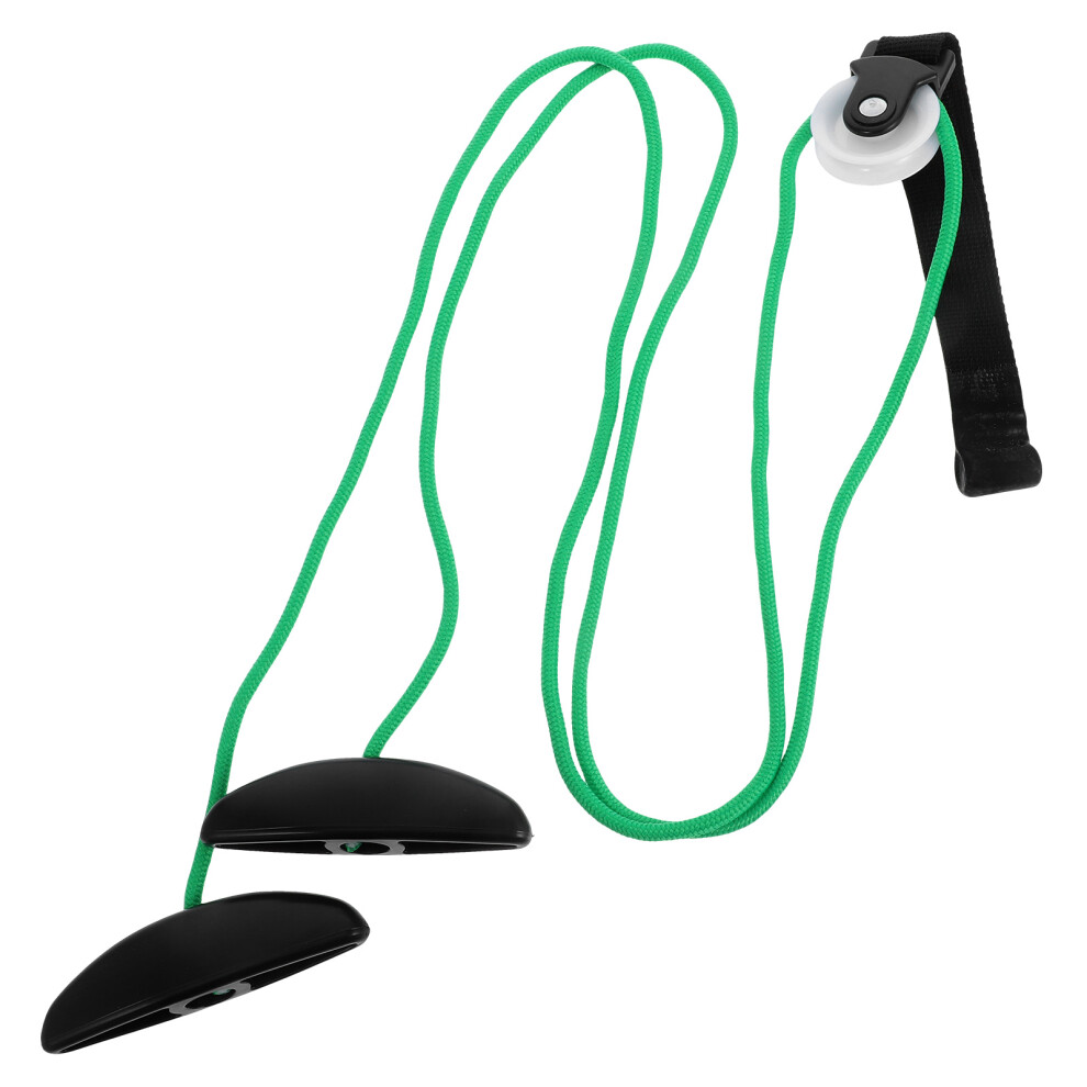 Artibetter 4Pcs Green Shoulder Pulley Set Nylon Body Exerciser Rope Home Workout