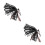 2Pcs Black Flexible 4-Pin Dash Cam Extension Cable for Rear Camera 5