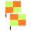 6Pièces Drapeaux Arbitre Polyvalents Mousse Grip Antidérapant Assortis 3