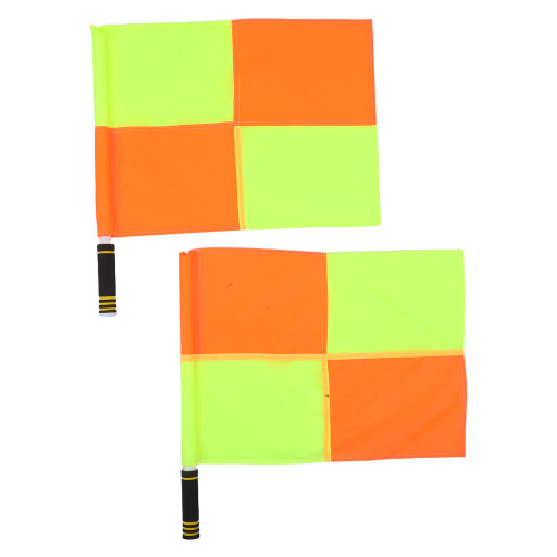6Pièces Drapeaux Arbitre Polyvalents Mousse Grip Antidérapant Assortis 2