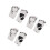 3Paires Kickboxing Boxe De Combat PU Blancs Confortables 5