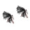 2Pcs Black Flexible 4-Pin Dash Cam Extension Cable for Rear Camera 9
