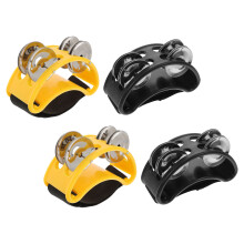 4Pièces Tambour Pied Percussion Plastique Alliage Pour Jeu Musical