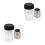 2Pcs Universal 4X Objective Lens Copper Material Clear Microscope Lens 9