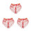 3Pièces Voiles Pailletés Polyester Accessoires Danse Et Fêtes 4