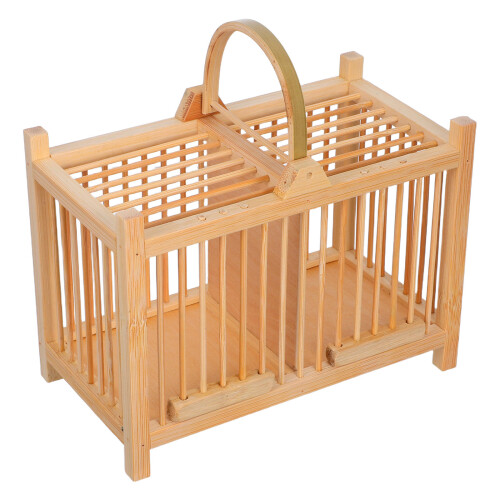 2Pièces Cage En Bois Multiusage Clair Pour Hamsters Insectes 1