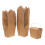 100Pcs Coffee Paper Chinese Food Containers with Wire Handle 2