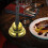 4Pièces À Main Dorées Service Restaurant Vintage Élégantes 10