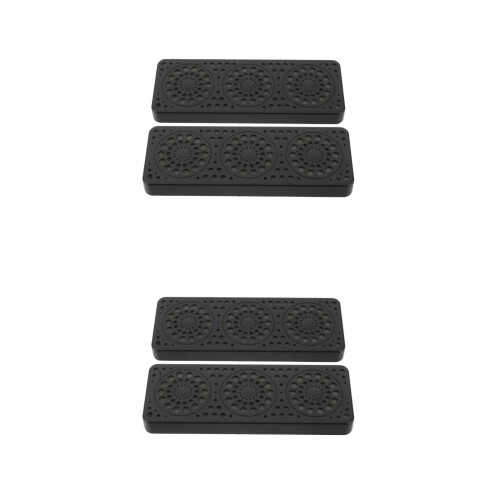 4Pièces Accessoire Cigare Noir Pour Voyage Bureau 2