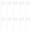 100Pcs Reusable White Marker Flags for Yard Landscaping and Irrigation 2