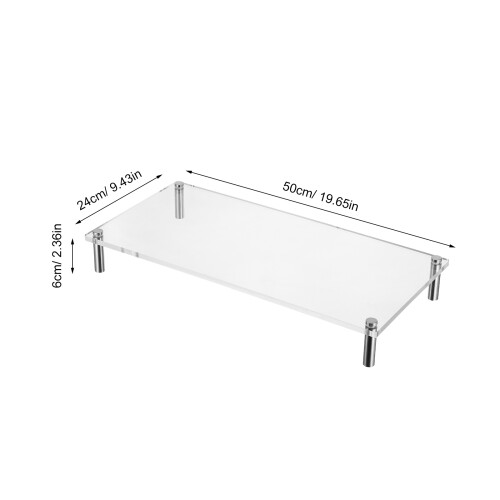 Rehausseur Moniteur Transparent Stable Pour Organisation 1