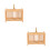 2Pièces Cage En Bois Multiusage Clair Pour Hamsters Insectes 6