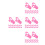 120Pcs Multifunctional Pink Plastic Clothes Pins Large Secure Clips 4