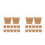 100Pcs Coffee Paper Chinese Food Containers with Wire Handle 6