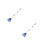 2Pièces Râteau Ergonomique Plastique Bleu Détachable Usage Polyvalent 6