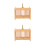 2Pièces Cage En Bois Multiusage Clair Pour Hamsters Insectes 8