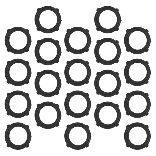 40Pcs Rubber Sealing Washers Power Washer Attachments Home Use Black 2