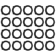 40Pcs Rubber Sealing Washers Power Washer Attachments Home Use Black
