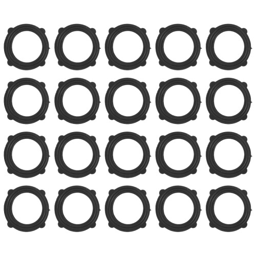 40Pcs Rubber Sealing Washers Power Washer Attachments Home Use Black