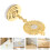 16 Pcs Standing Table Cross Mini Metal Catholic Crucifix With Base 11