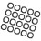 40Pcs Rubber Sealing Washers Power Washer Attachments Home Use Black 2