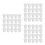 60Pcs White Foam Mushroom Models Unpainted for Garden and Art Projects 10