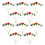 150Pièces Brochettes Décoratives Rose Artificielle 1