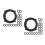 40Pcs Rubber Sealing Washers Power Washer Attachments Home Use Black 4
