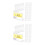 60Pcs Clear Slanted Acrylic Sign Holders Tabletop Display for Wedding 2