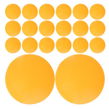 30Pcs Orange Pet Self-Adhesive Light Filter Sheets for Warm LED Lights