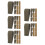 50Pcs Canvas Belt Loop Holders Sturdy Belt Strap Retainers 10