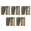 50Pcs Canvas Belt Loop Holders Sturdy Belt Strap Retainers 6