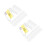 60Pcs Clear Slanted Acrylic Sign Holders Tabletop Display for Wedding 6