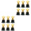 12Pcs Multi ABS Winner Trophy Cup for Celebration and Competition Use 5