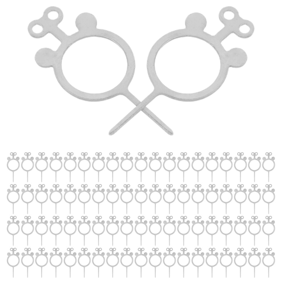 800Pcs Stainless Steel Sim Card Removal Tool Phone Tray Ejector Silver 3633830458528