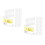 60Pcs Clear Slanted Acrylic Sign Holders Tabletop Display for Wedding 7
